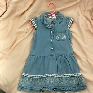 Toddler/Baby girls denim dress. Size 24 month